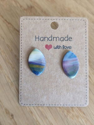 Handmade earrings colorful, made to order