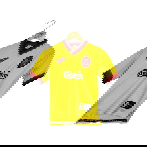 Детска тениска Reebok Liverpool 1997/98 *OWEN* Размер 30/32/L момчета