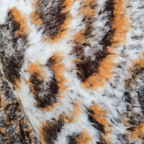 Furry tiger and jaguar bed covers and pillowcases set used