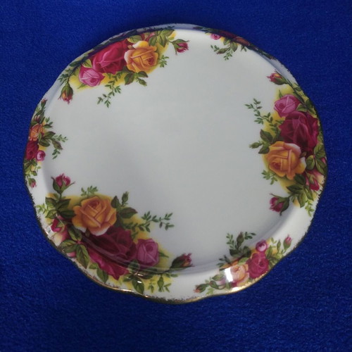 Royal Albert Old Country Roses bone china teapot base like new