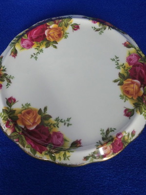 Royal Albert Old Country Roses bone china teapot base like new