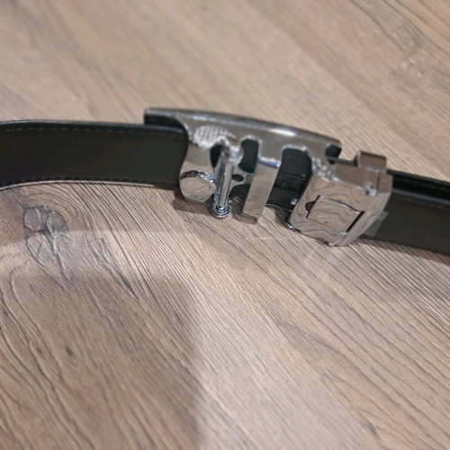 PHILIPSONS men's leather belt with automatic buckle like new, black