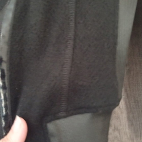 Modern jacket with two materials like new