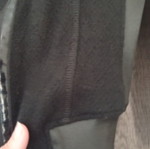 Modern jacket with two materials like new