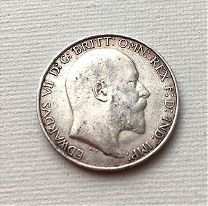 Εδουάρδος VII two shillings -1904-Ηνωμένο Βασίλειο Ασημένιο