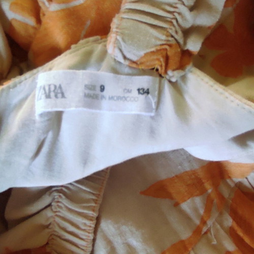 Zara dress, orange, size 134 cm, age 9