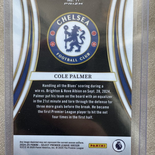 Cole Palmer Chelsea FC 2024-25 Select Premier League Equalizers card new