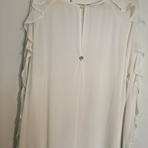 Mat Fashion medium blouse airy, new, ecru