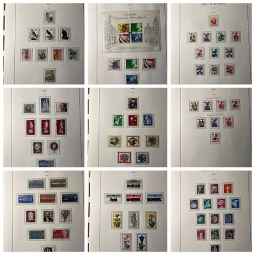 Lighthouse Album with 59 Presentation Sheets for German Stamps like new