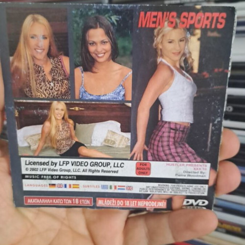 Hustler Men's Sport DVD used with Greek subtitles