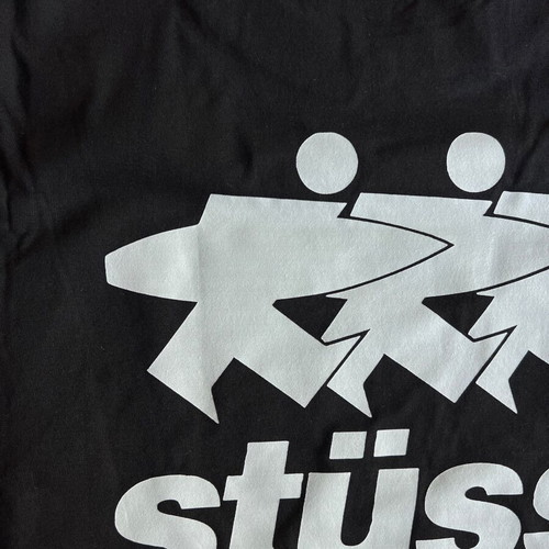 Stussy Surf man Tee new, size M-L, black