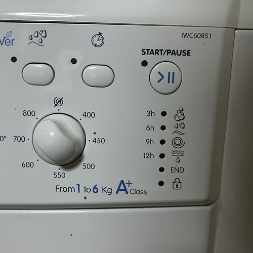 Indesit IWC60851 washing machine 6kg A+ class like new