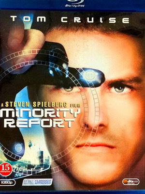 Minority Report Blu-Ray used, action sci-fi movie with English subtitles