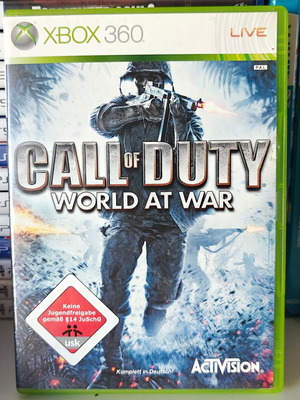 Call of Duty World at War Xbox 360 game used