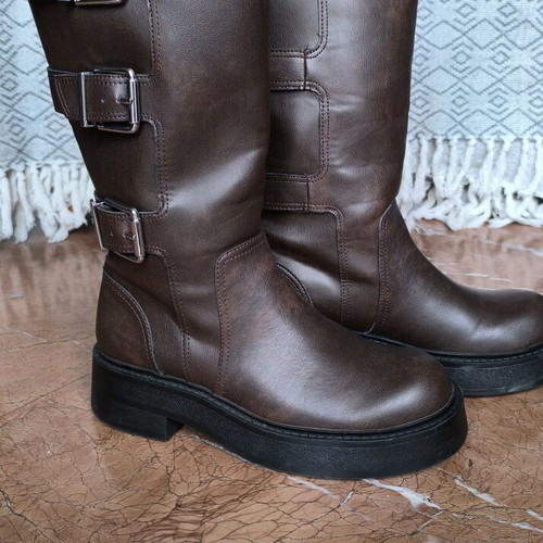 Knee-High Brown Boots like new, size 37