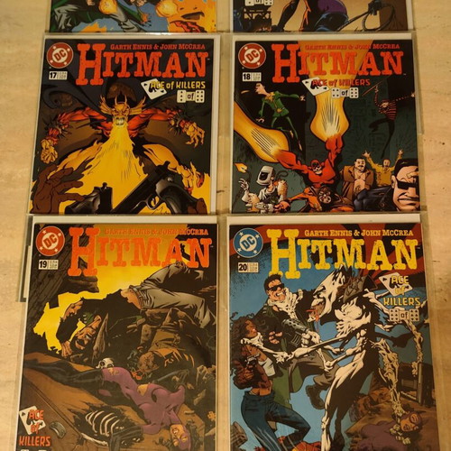 Hitman #15-20 DC comics mint condition, Ace of Killers mini arc