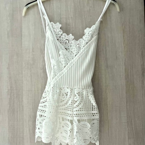Osley top size S used, white