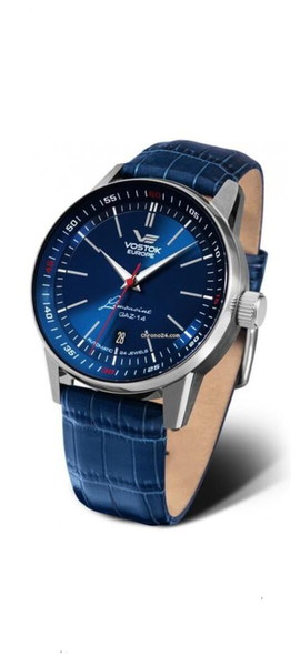 VOSTOK-EUROPE GAZ 14 Automatic 43mm ΛΙΜΟΥΖΊΝΑ ΜΠΛΕ NH35A-560A687