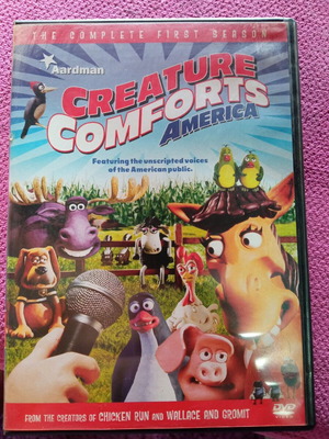 Creature Comforts America DVD like new, complete first season, subbed