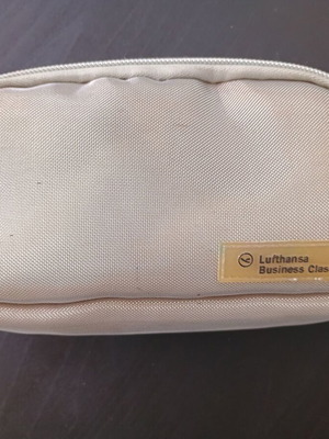 Vintage τσαντάκι neseser Lufthansa Business Class μεταχειρισμένο