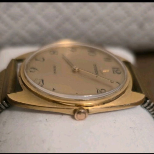 Vintage Dugena Geneve men's watch used, gold plated
