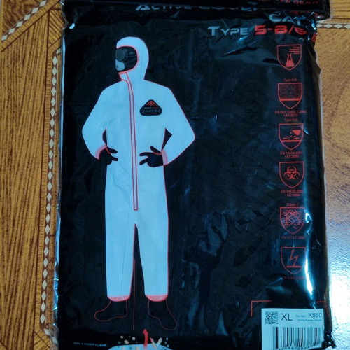Active Gear X550 Protective Full-Body Spray Painting Suit New