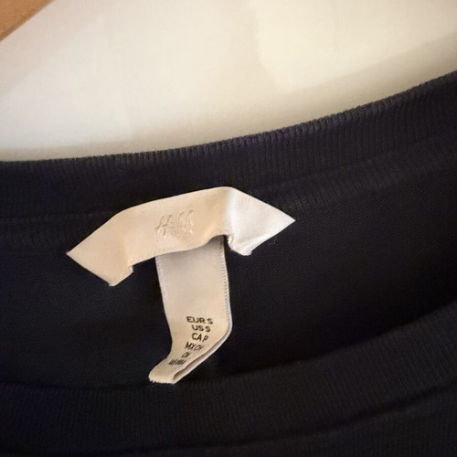 H&M Studio Black T-Shirt like new, size S