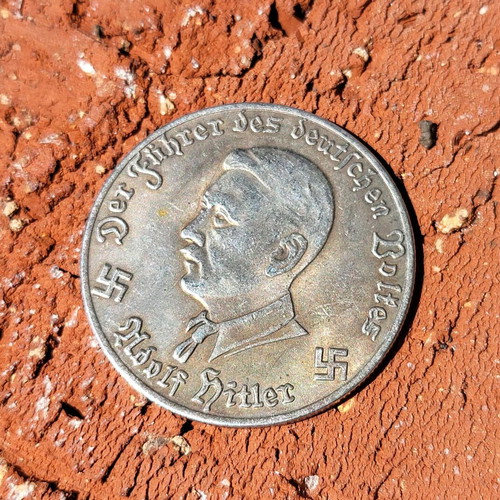 Der Fuhrer Adolf Hitler Coin used, Third Reich