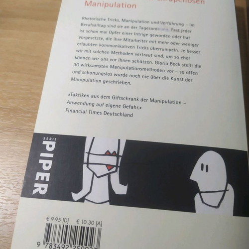 Book Verbotene rhetorik Gloria Beck in German like new