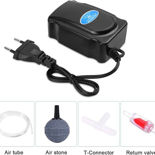 Flintronic Aquarium Aerator 3W Air Pump with Accessories