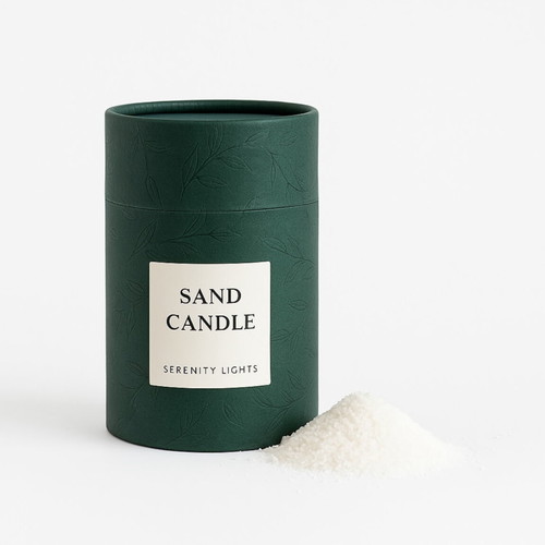 Sand Candle candle new sand form with 2 free wicks