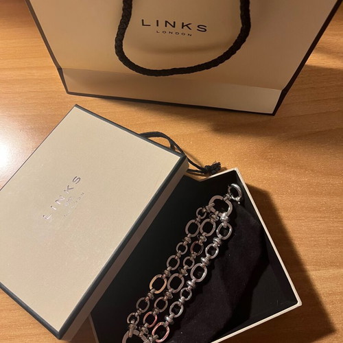 Links of London silver 925 triple chain bracelet new