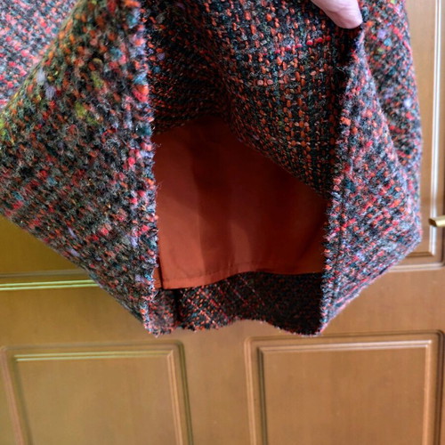 Benetton boucle dress like new, multicolor, size L