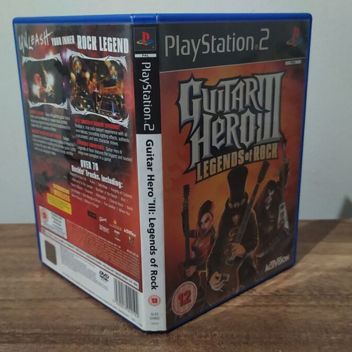 Guitar Hero 3 PS2 case like new with manual without CD