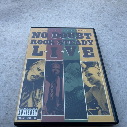 No Doubt Rock Steady Live DVD like new