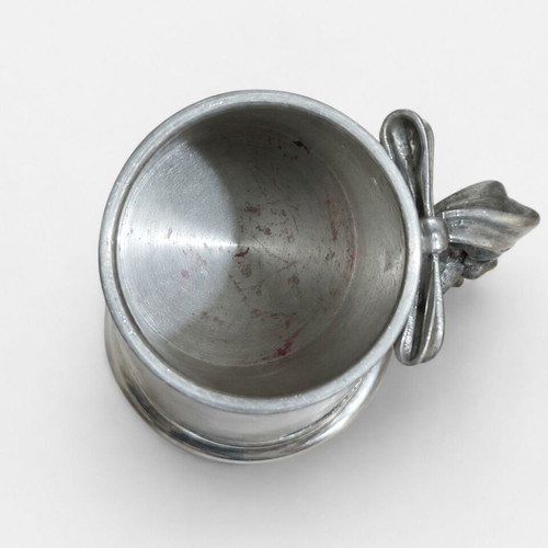 Royal Selangor Pewter children's collectible mug with teddy bear