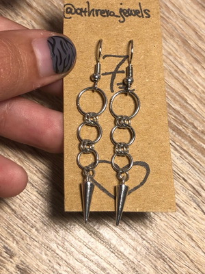 handmade gothic punk rock grunge Earrings