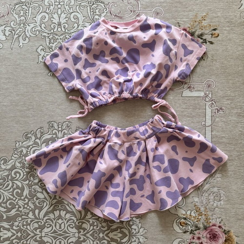 Mirabelle KidsCollection girls' set size 3-4 like new, pink and purple