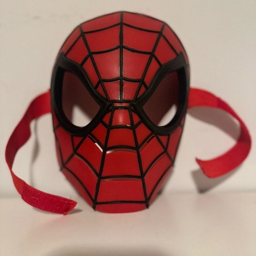 Spider-Man costume with mask and gloves used for age 6