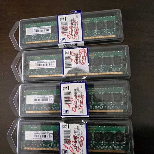 DDR2 400 4x1GB μεταχειρισμένη μνήμη RAM