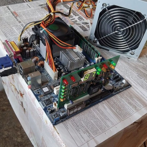 ASRock 775i65G motherboard with Intel Core2Duo E4500 CPU, fan and 2GB RAM like new