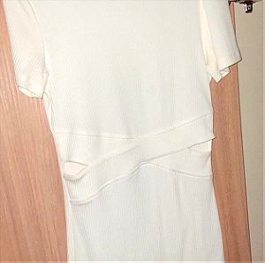 Bershka φορεμα ασπρο