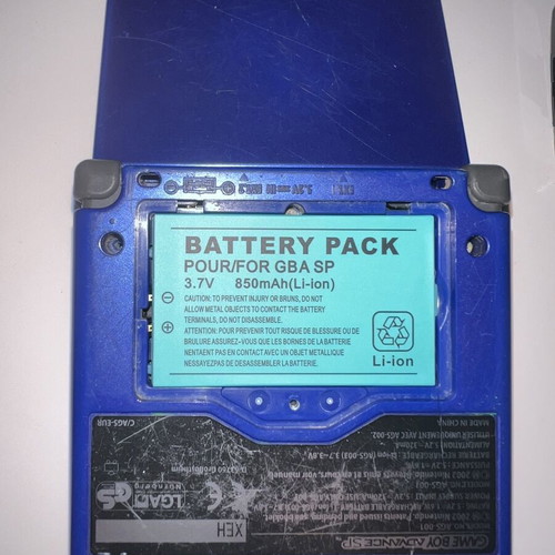 Gameboy Advance SP 001 handheld console