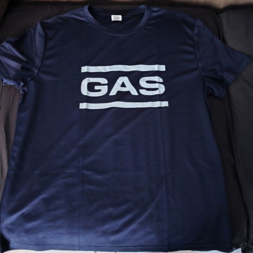 Gas T-shirt καινούργιο, μπλε σκούρο XL