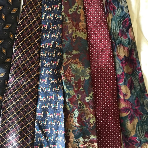Versace Silk Ties like new, multicolor, made in Italy