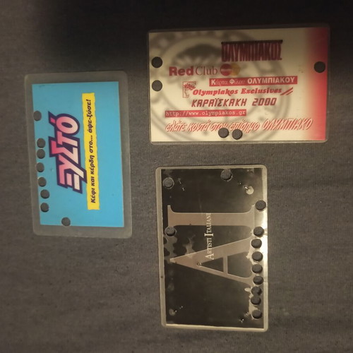 Olympiacos season tickets pack of 3, basketball 97-98, 98-99, football 97-98