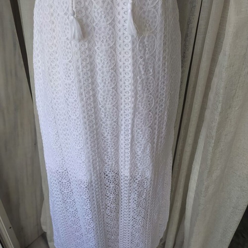 Jean Pascale Lace Dress white new, size S