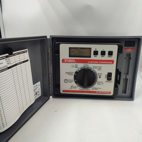 Toro CC-P15 Custom Command irrigation timer like new, 15 stations