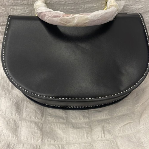 Cream Bear crossbody bag, black