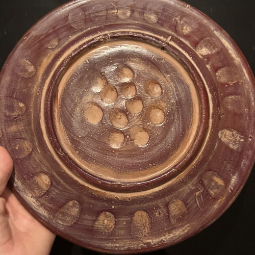 Ancient Greek terracotta plate new